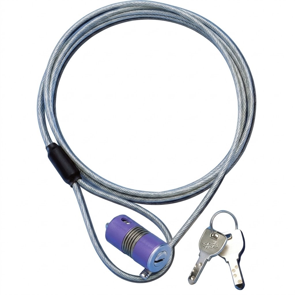 Dimple Key Computer Cable Lock
